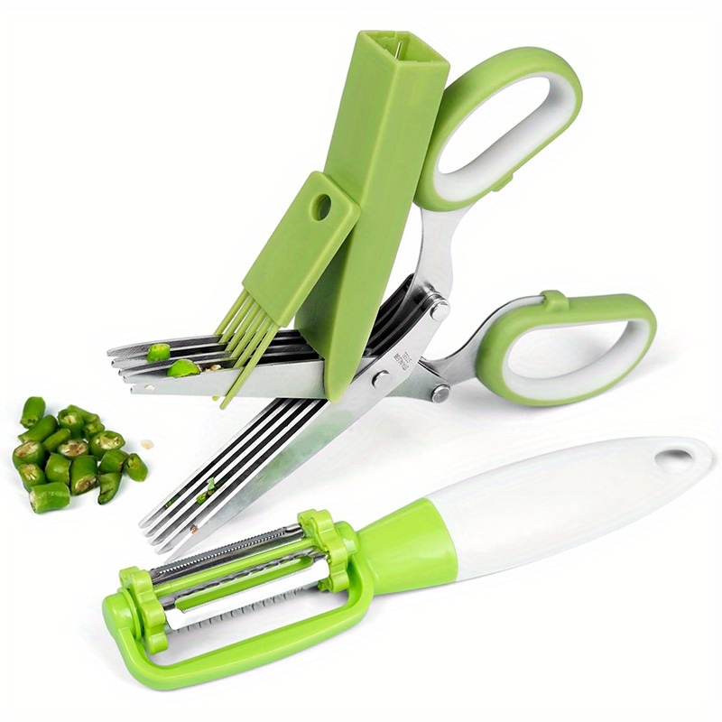 🔥 Today's Sale 🔥 5 Blade Kitchen Salad Scissors – XIAOSA