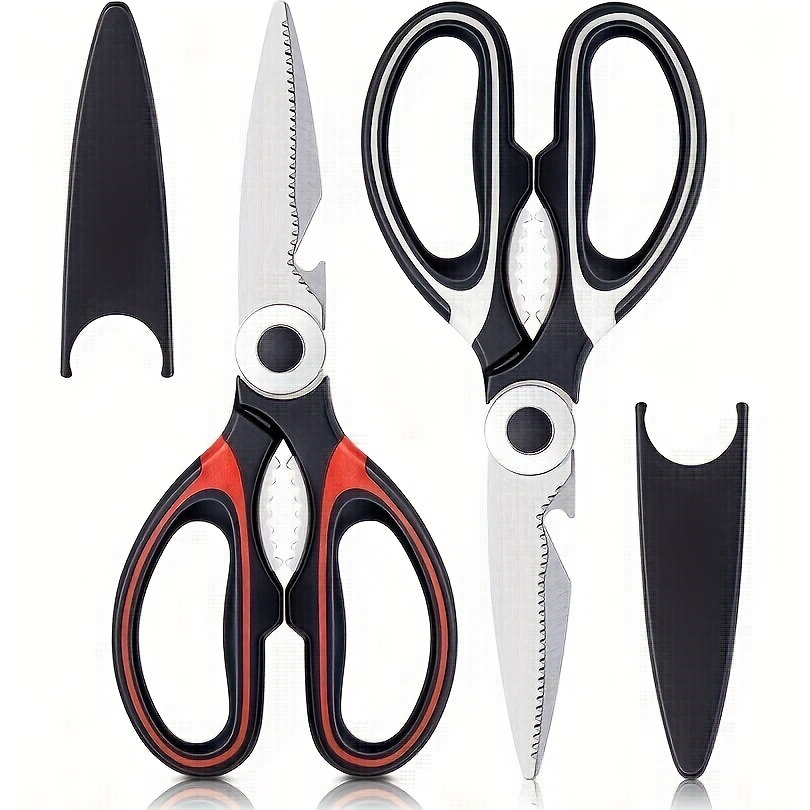 Premium Kitchen Shears Heavy Duty Kitchen Scissors Set 2-Pack,Poultry Shears  Hea