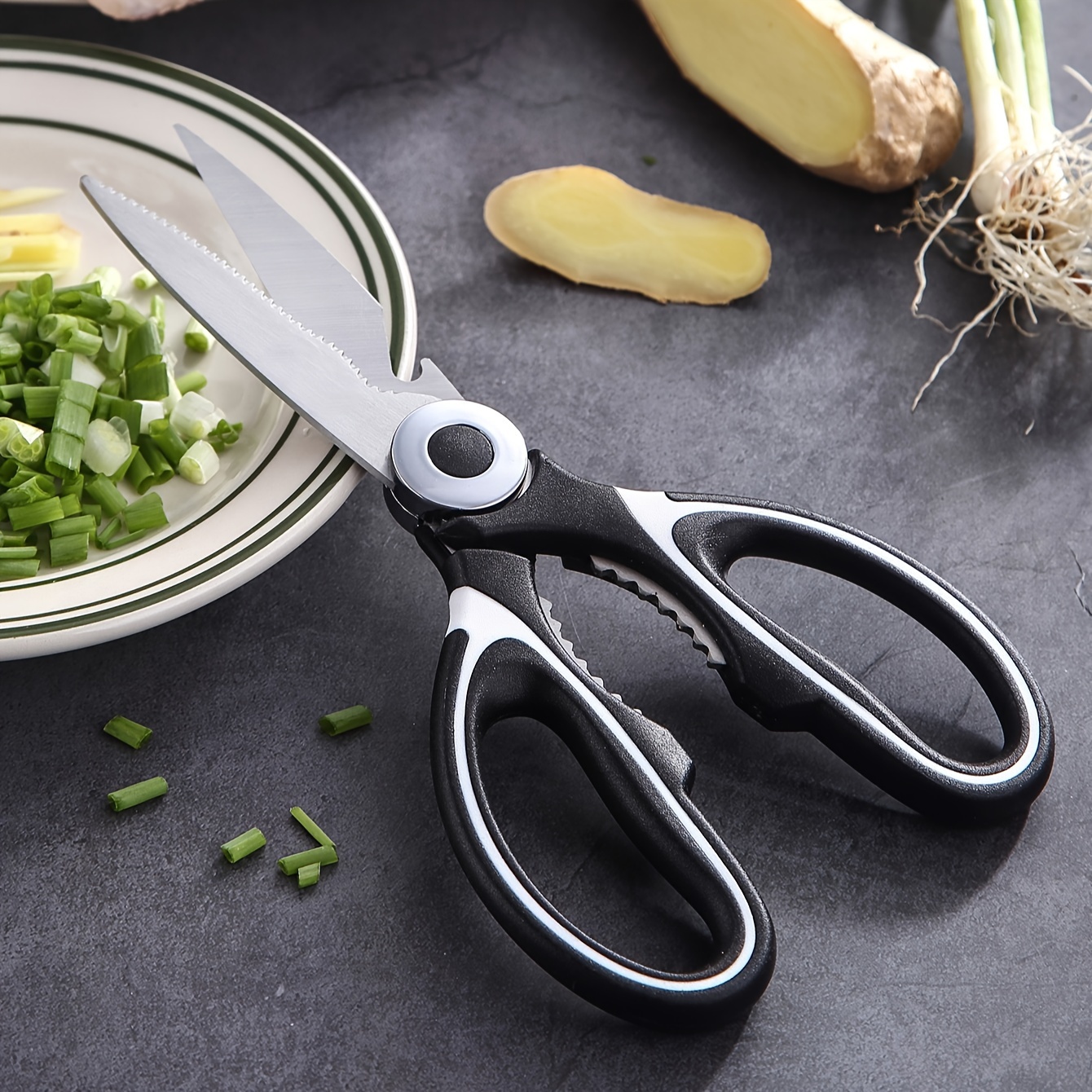 Multifunctional Kitchen Scissors Magnetic Kitchen - Temu