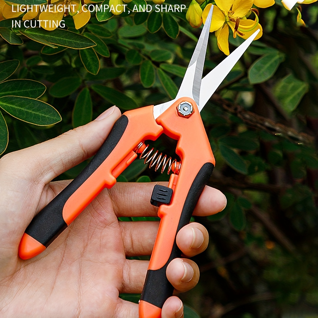 1pc, Tijeras De Jardín Tijeras De Podar Árboles Frutales Tijeras De Podar  Ramas Gruesas Ahorro De Trabajo, Mango De Agarre De Cojín Suave Clippers Par