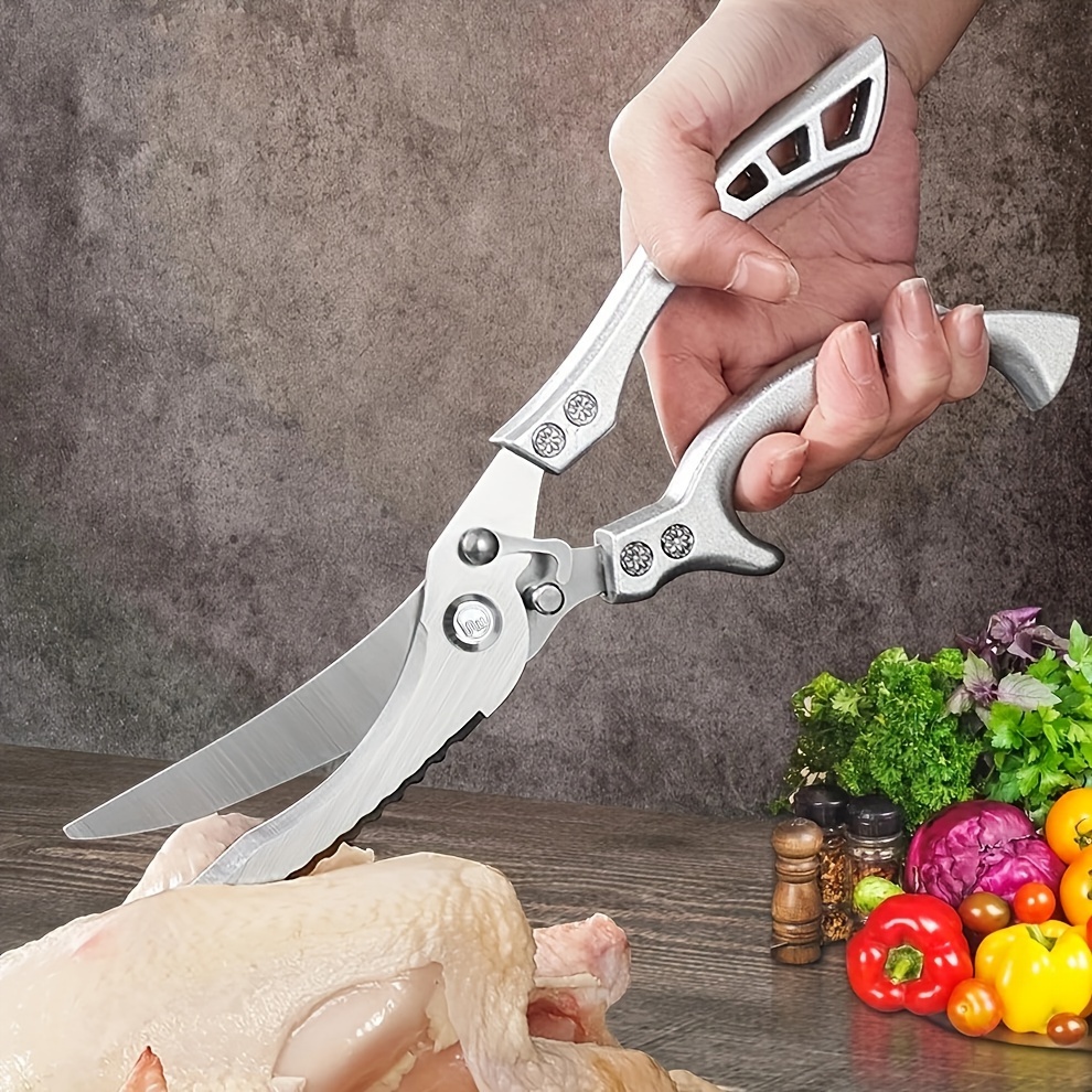 Poultry Shears Heavy Duty Kitchen Shears With Serrated Edge - Temu