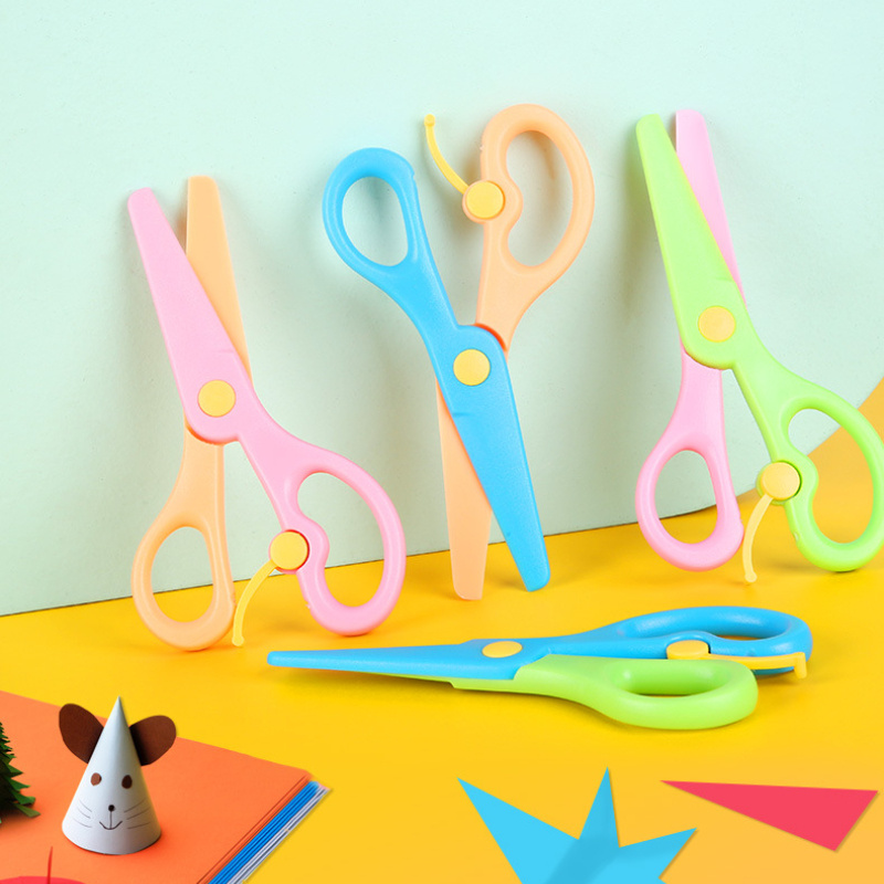 Jinyi 8pcs Creative Kids Scissors, Safety Scissors For Kids, Pre-school And  Kindergarten Use Craft Scissors, Toddler Scissors For Art Paper-cut, Scrap