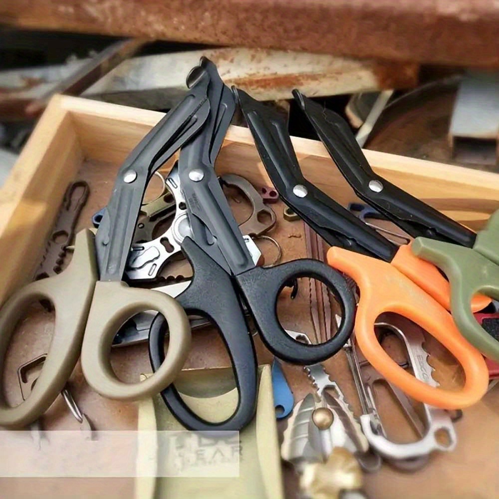 Multifunctional Rescue Folding Scissors Tactical Shear 6 in 1 for Outdoor  Camping Survival EMS - China Folding Scissors, Tactical Scissors