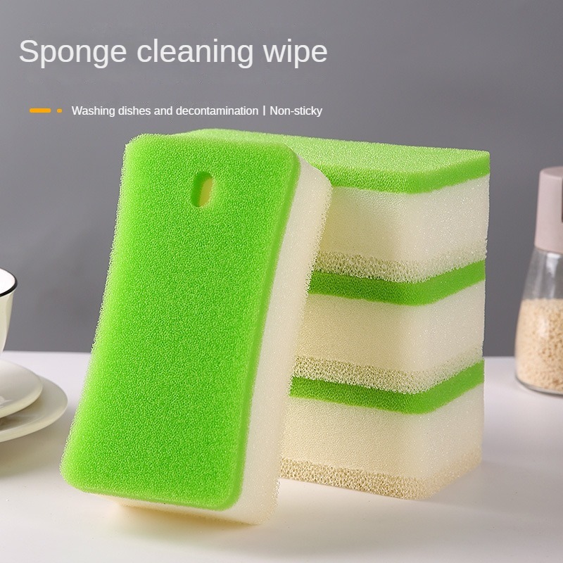 Double-sided Cleaning Function Sponge Nano Decontamination Environmental  Protection Scratch-resistant Tableware Kitchen Cleaning Supplies - Temu