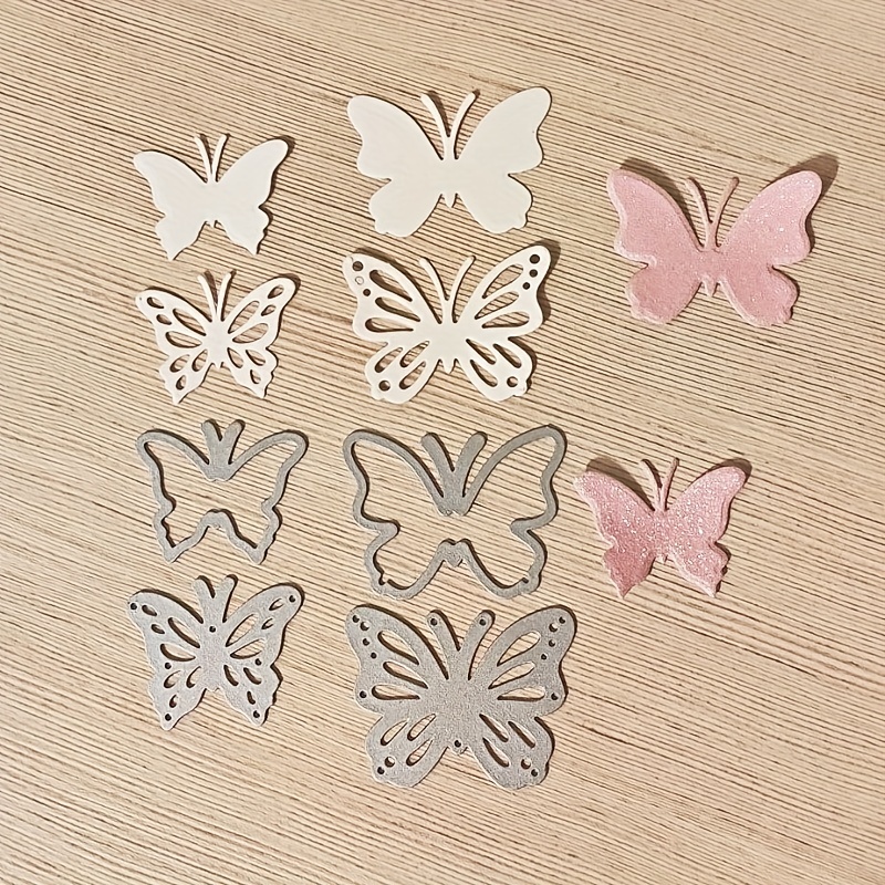 Flower Butterfly Stencil Template