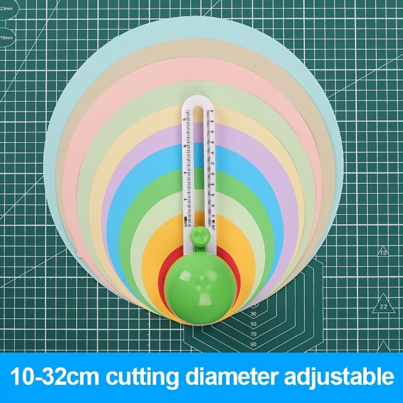 Compass Circle Cutter 2-15cm Adjustable Circular Cutting Tool For Making  Fabric Crafts DIY Scrapbook Art
