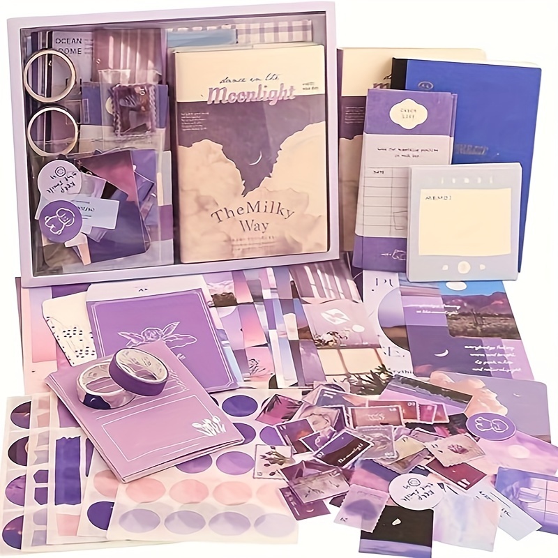 Vintage Scrapbooking Supplies Kit Birthday Craft Gift with Journaling  Supplies Aesthetic Scrapbook Set for Kid Adult Teens Girl - AliExpress