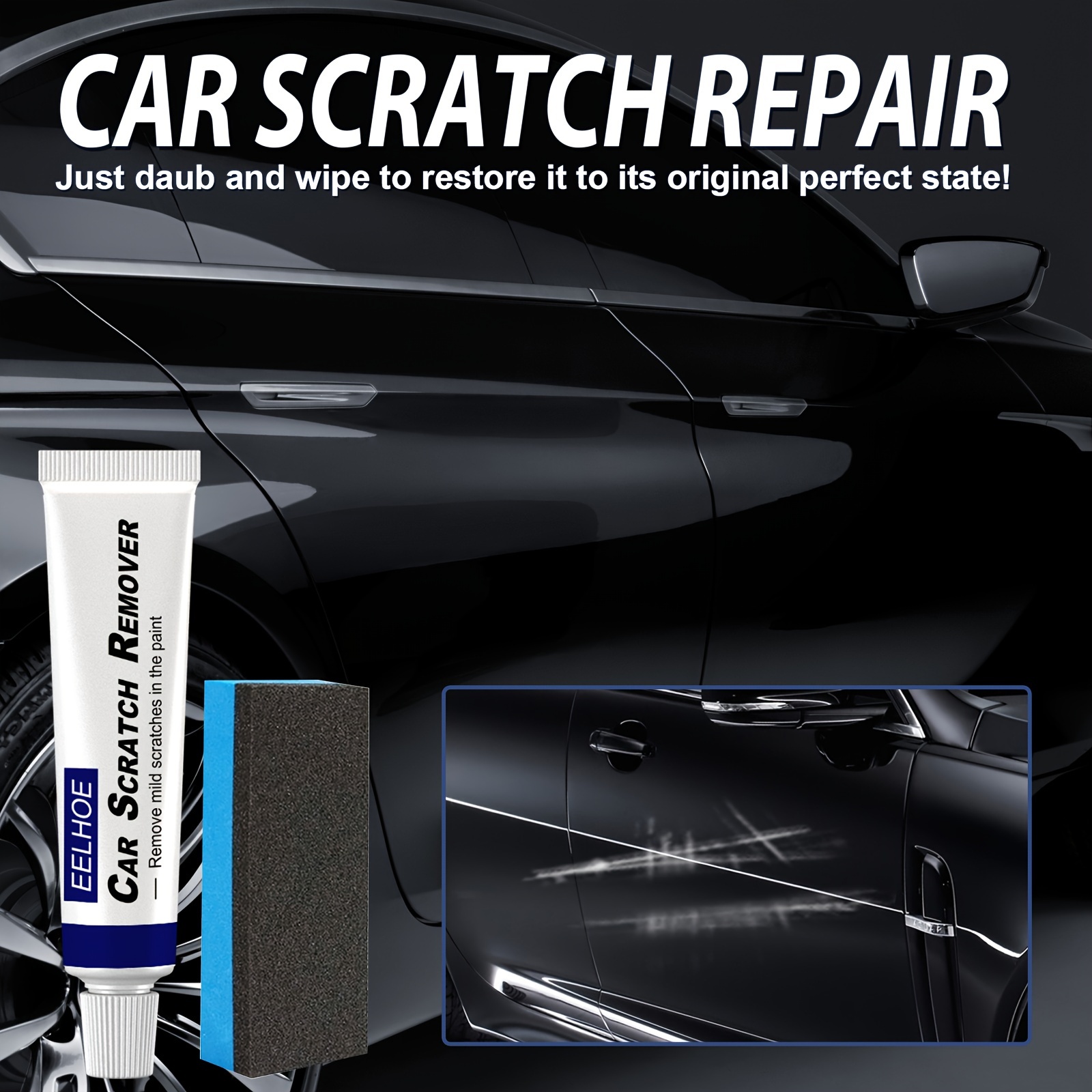 Car Scratches Remover Cream Car Scratches Repair Effective Polish And Paint  Restorer Rubbing Compound For Swirl Marks Water - Paint Care - AliExpress