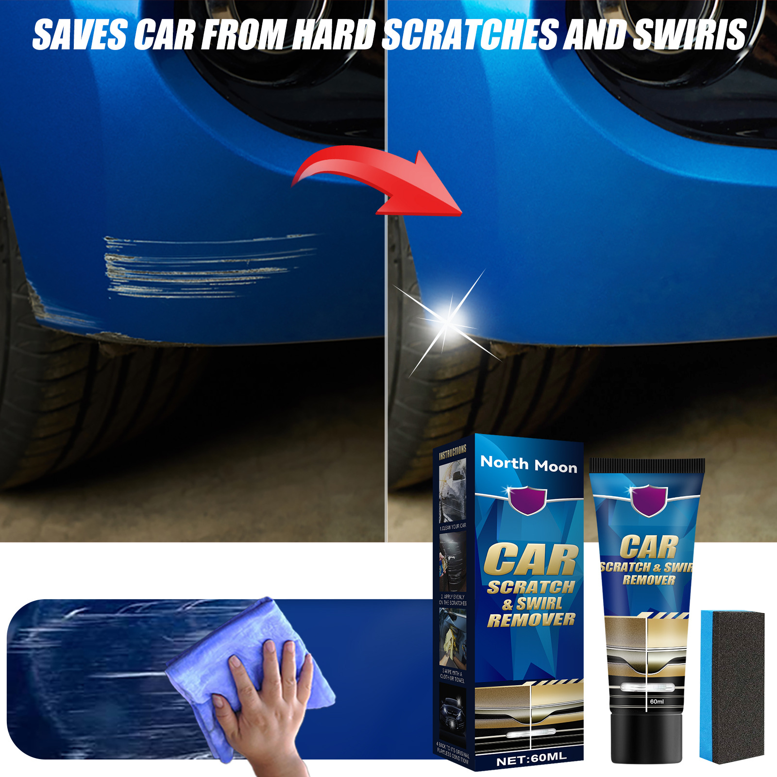 Auto Sticker Remover Spray Car Body Compound Paste Set Paint Scratch Repair  Kit Glue Removal Sticker Cleaner Glue For Cars - AliExpress