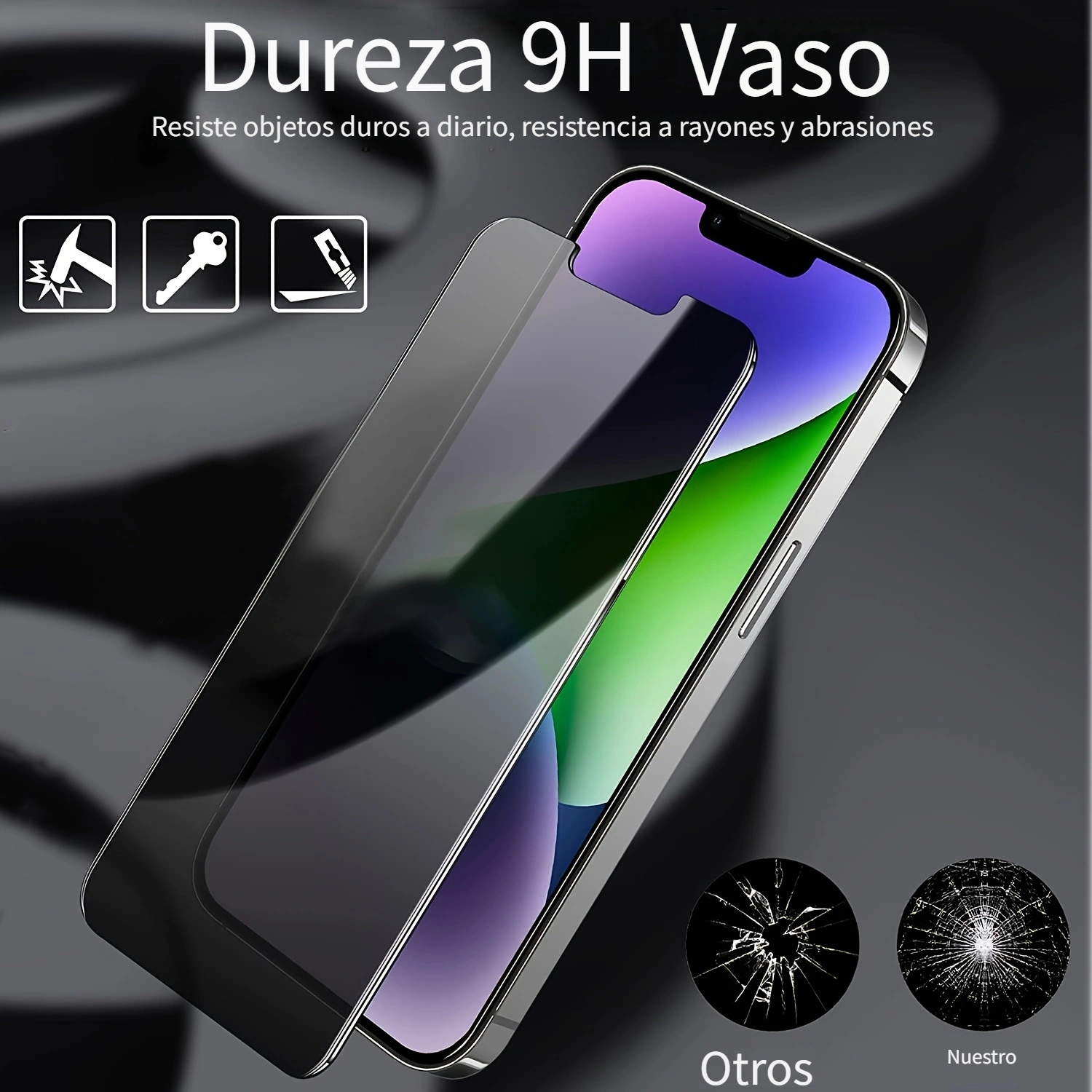 UNBREAKcable Protector de pantalla para iPhone XS Max y iPhone 11 Pro Max,  2 unidades, vidrio templado 2.5D para iPhone XS Max/11 Pro Max