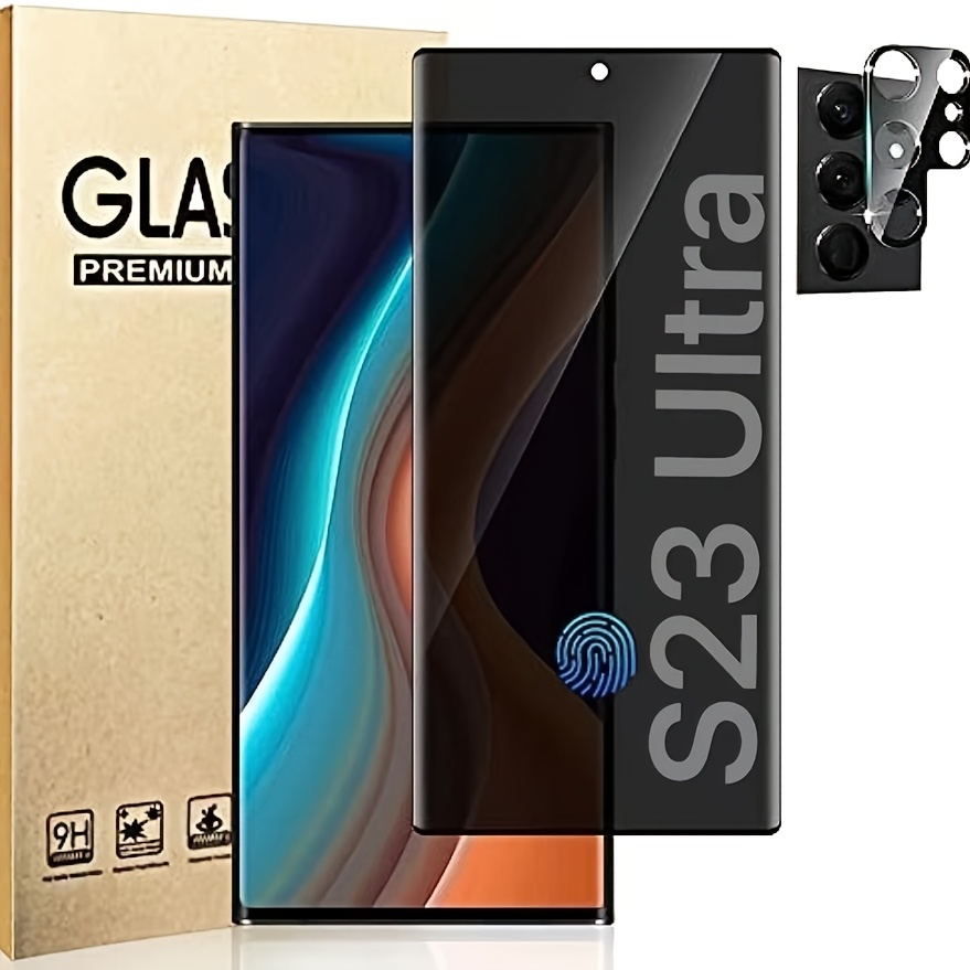 Store Verre Trempé pour Samsung Galaxy S22 Ultra 5G, Anti-Espion