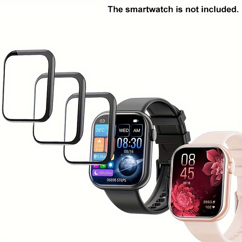 Screen Protector Amazfit Bip 5 Smartwatch Hard Pc Bumper - Temu