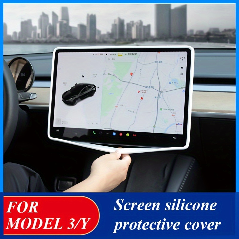 TAPTES® Central Control Screen Silicone Protector Frame for Tesla Mode –  TAPTES -1000+ Tesla Accessories