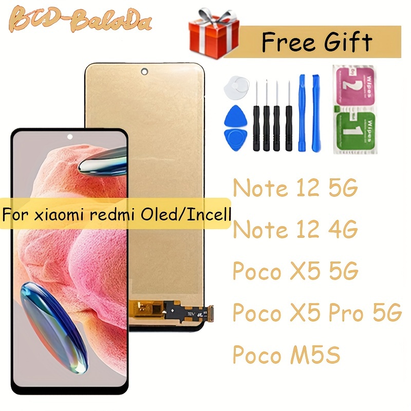 6 en 1 Vidrio Templado Completo Xiaomi Redmi Note 12 4g 12 - Temu Mexico
