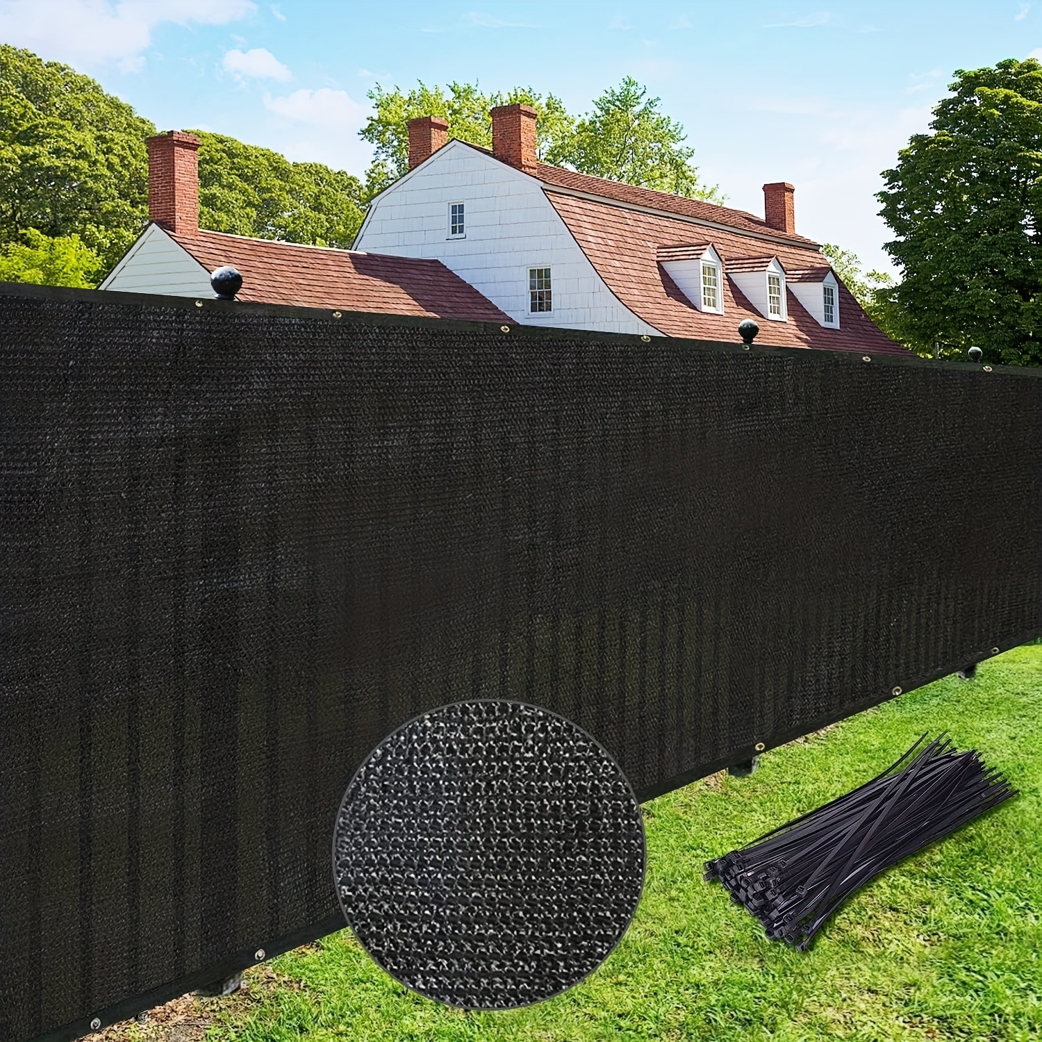  ZHEYANG Cubierta de valla de privacidad 4.9x29.5 ft, tamaño  personalizado, ideas de proyección de jardín, paneles de valla de  privacidad para patio exterior G0531 (tamaño: 1.5x9m/4.92x29.53ft) : Patio,  Césped y Jardín