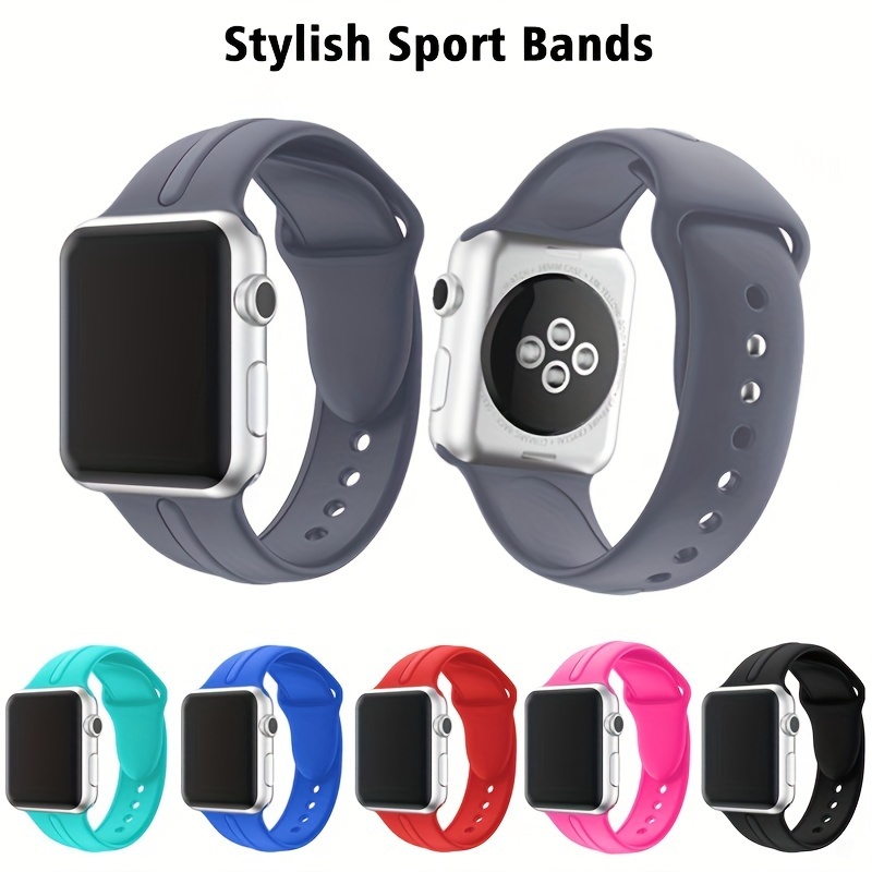 Northwest Pines Etched Silicone Band for Apple Watch