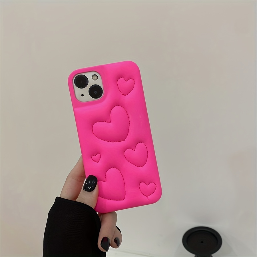  Puffer Phone Case for iPhone X/XS Square Edge with