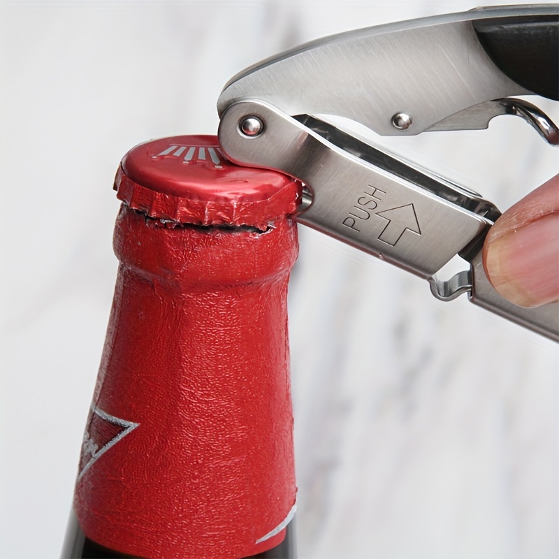 1pc Multifunction Stainless Steel Can Opener Beer Bottle Opener