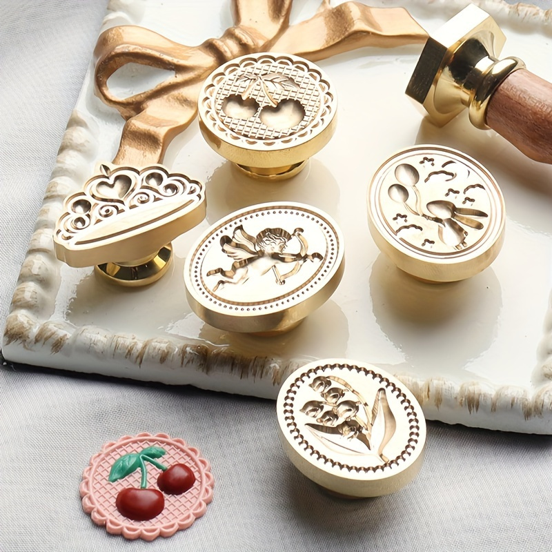 1Pc Wax Seal Stamp Sealing Wax Stamps Heart Shape with Infinite