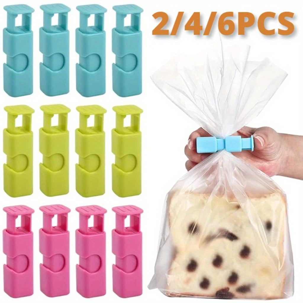 Large Chip Bag Clips Assorted Sizes Food Bag Clips Plastic - Temu