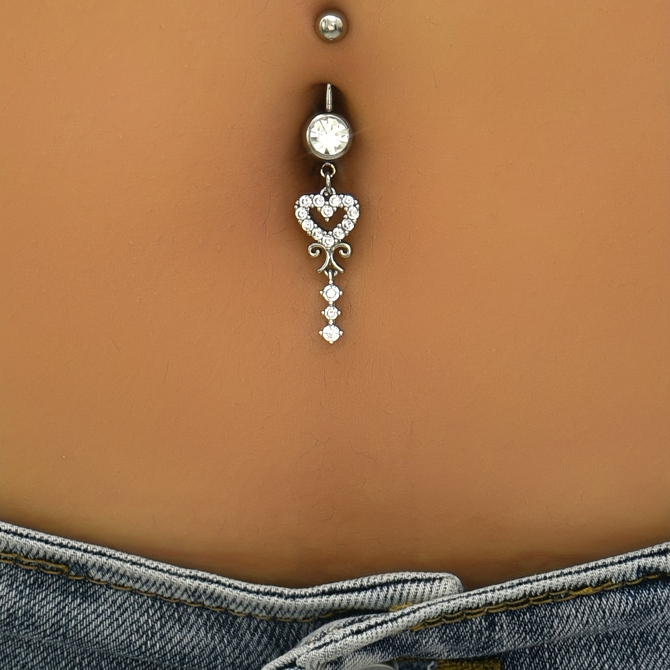 Silicone Belly Button Ring - Temu