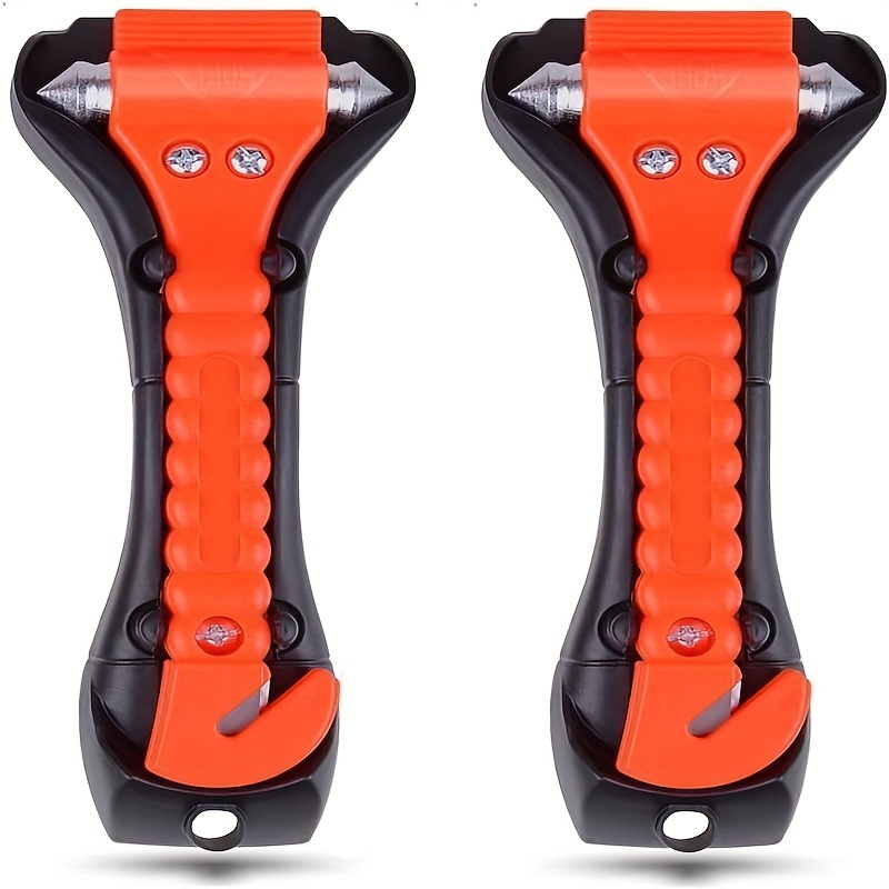 GoDeCho 2 PCS Car Safety Hammer Emergency Escape Tool with Seat Belt Cutter  and Vehicle Window Glass Breaker with Light Reflective Tape price in Saudi  Arabia,  Saudi Arabia