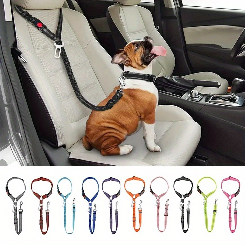 Zinc Alloy Pet Dog Cat Car Seat Belt Safety Attachment - Temu