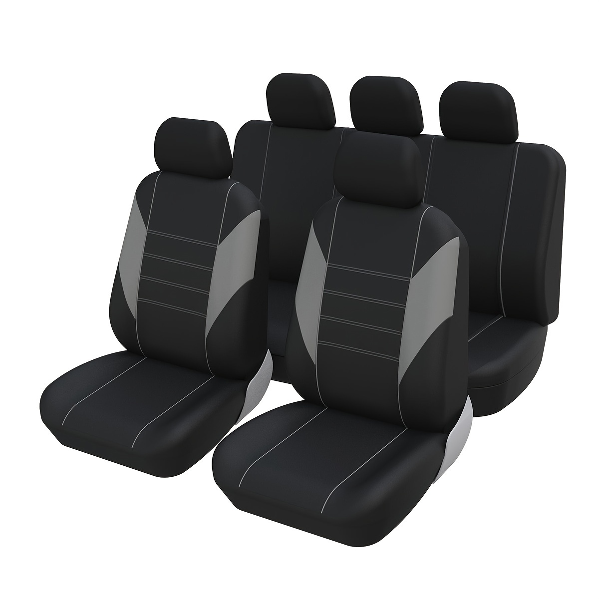 Saferide | Sitzauflage Auto Vordersitze Autositzmatte Wasserdicht  Autositzbezug Fahrersitz Universal Sitzschutz Polyester Blau für Airbag  geeignet 1
