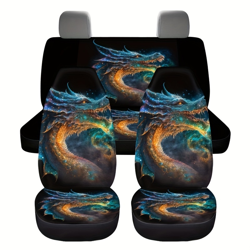 Blue dragon car store seat covers