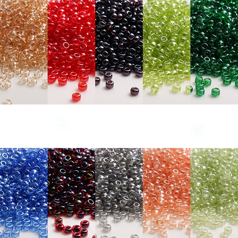  KESYOO 200pcs Color flat edge spacer beads black bracelets bulk  beads crafting supplies for adults bulk jewelry beads in bulk bracelet  making supplies Glass bracelet beads charm : Arts, Crafts 