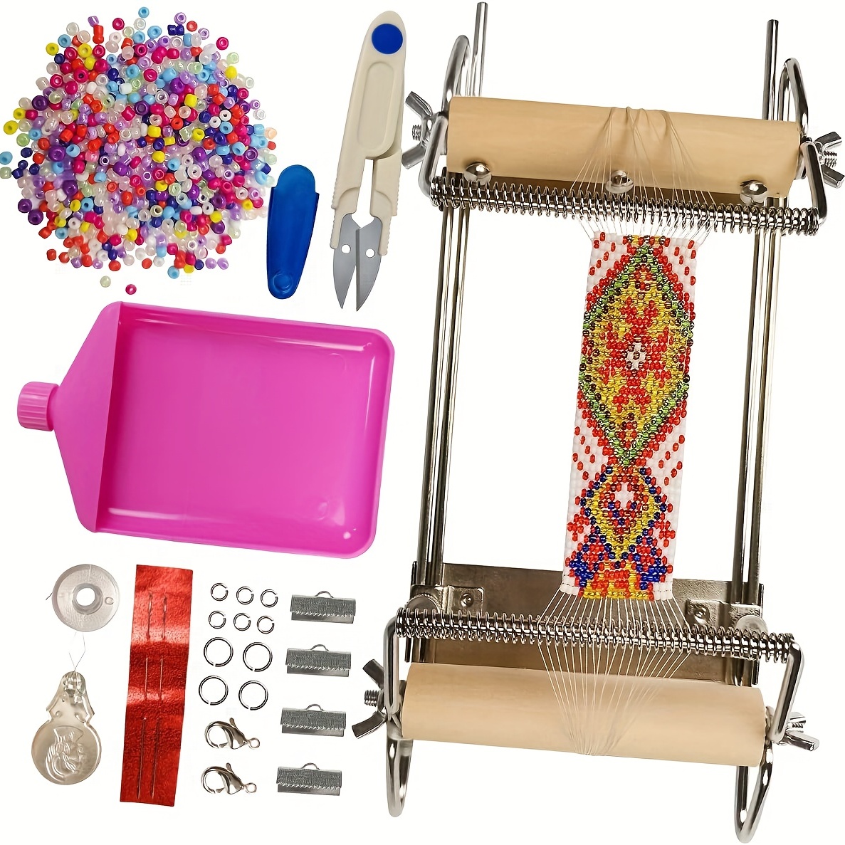 An Upright Bead Loom Making It Easier for Those Who Find A Flat