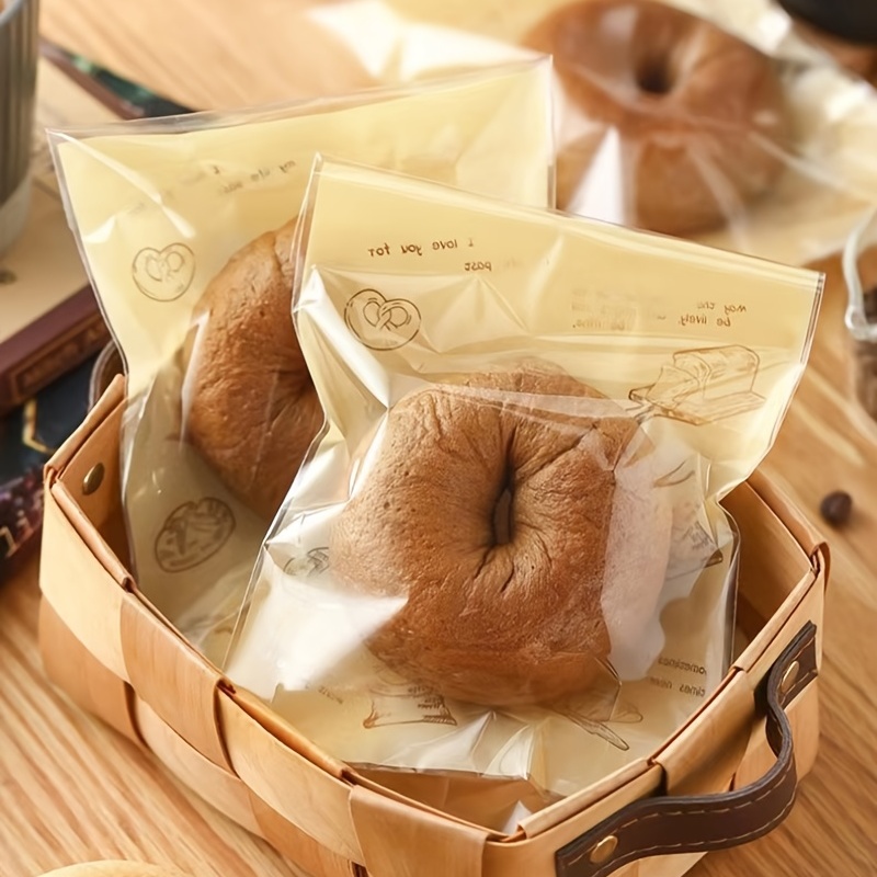 Reusable Cookie Bread Storage Bags Crimping Sealing Candy - Temu