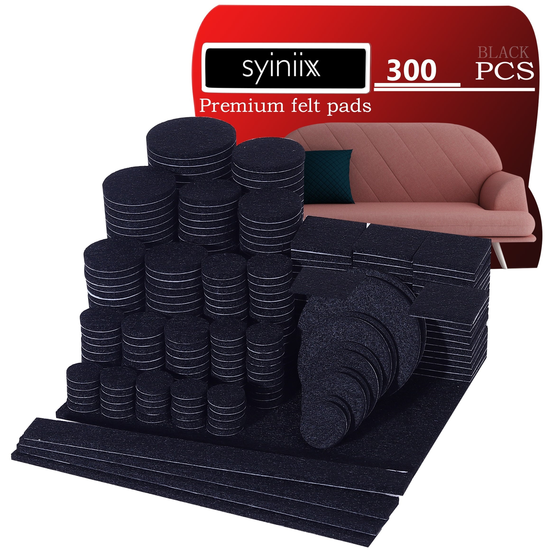 1Sheet Adhesive Felt Fabric Large Adhesive Felt Shelf Liner Pad Black  Sticky Back Roll 