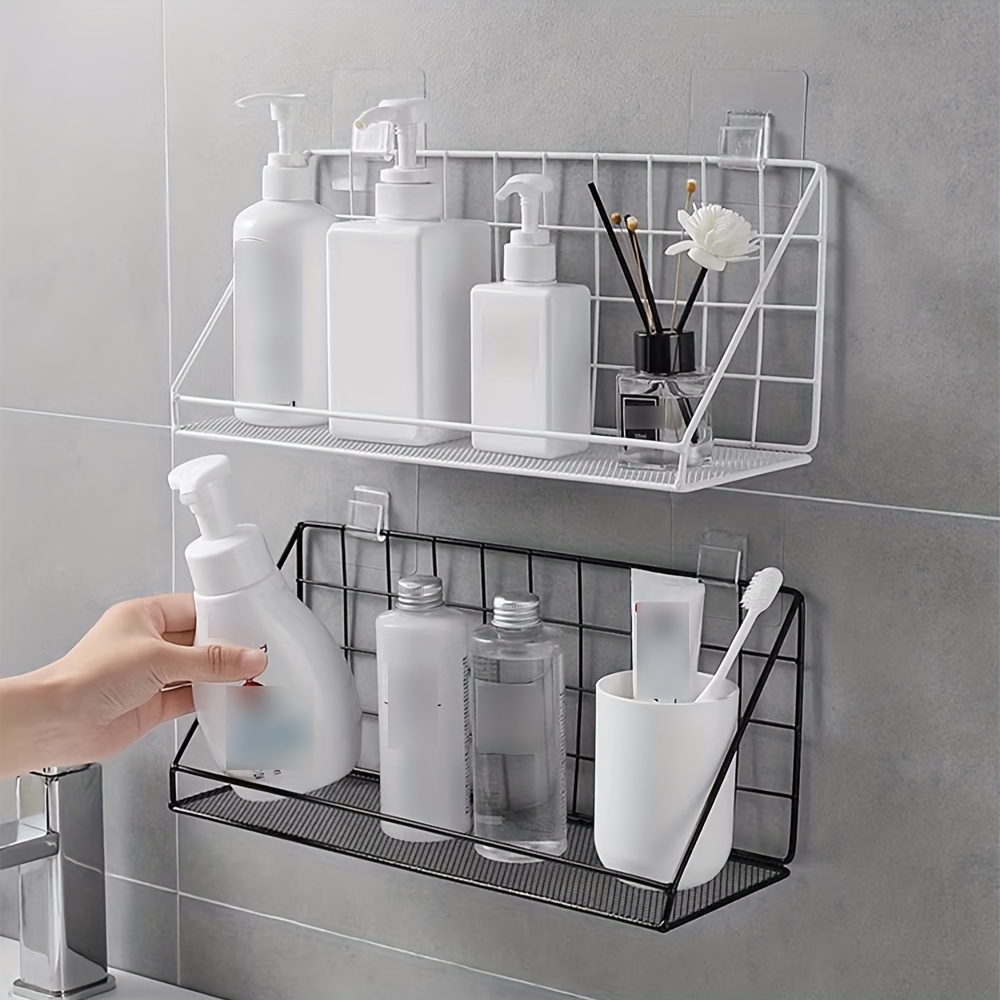 Home Edit Storage LAWOR Bathroom Shelf Wall Mounted, Floating Shelves,  Adhesive Shelf,Adhesive Display Shelf For Living Room Bedroom Bathroom  Kitchen