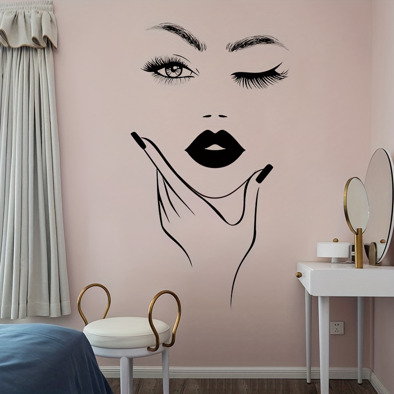 Lash Room Sign Vinyl Wall Sticker Eyelash Studio Beauty - Temu