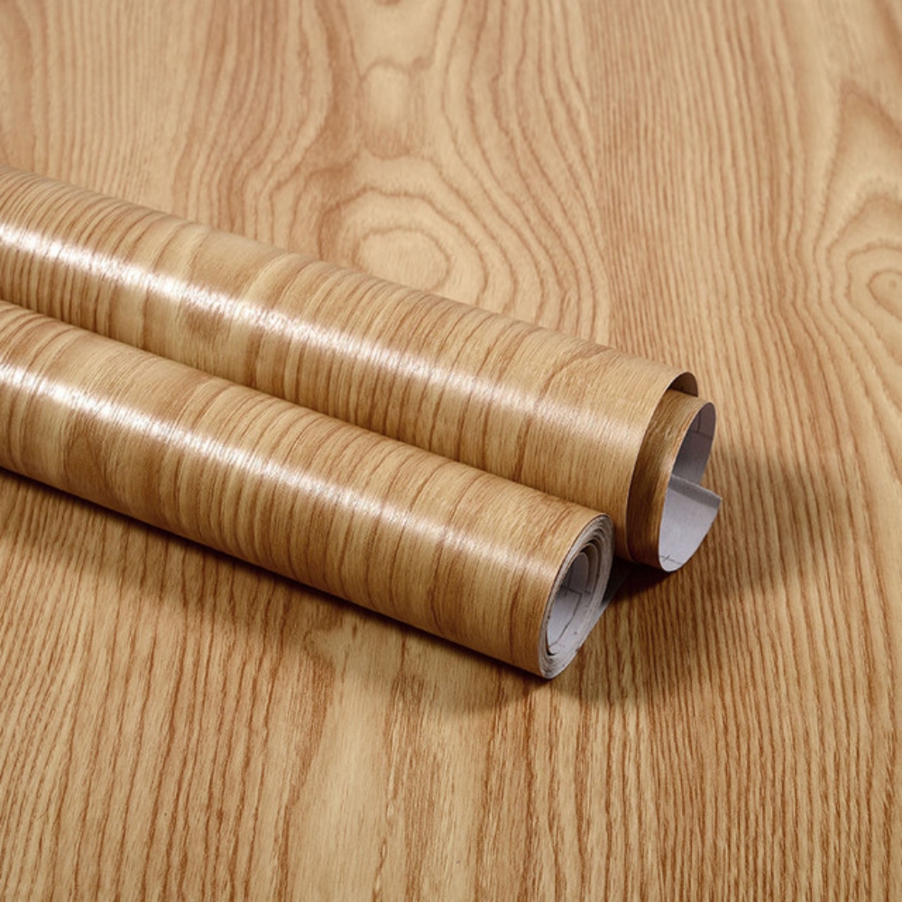 Papel adhesivo de madera oscura marrón vintage para encimeras de cocina, 24  x 118 pulgadas, papel tapiz de vinilo de grano de madera, papel de
