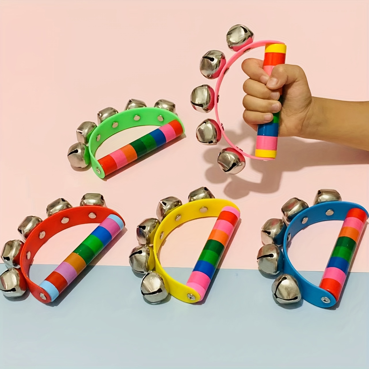 Instrument de percussion Orff tambourin à Double rangée tambourin à main  adapté à l'éducation musicale des enfants 6 pouces - Temu Belgium