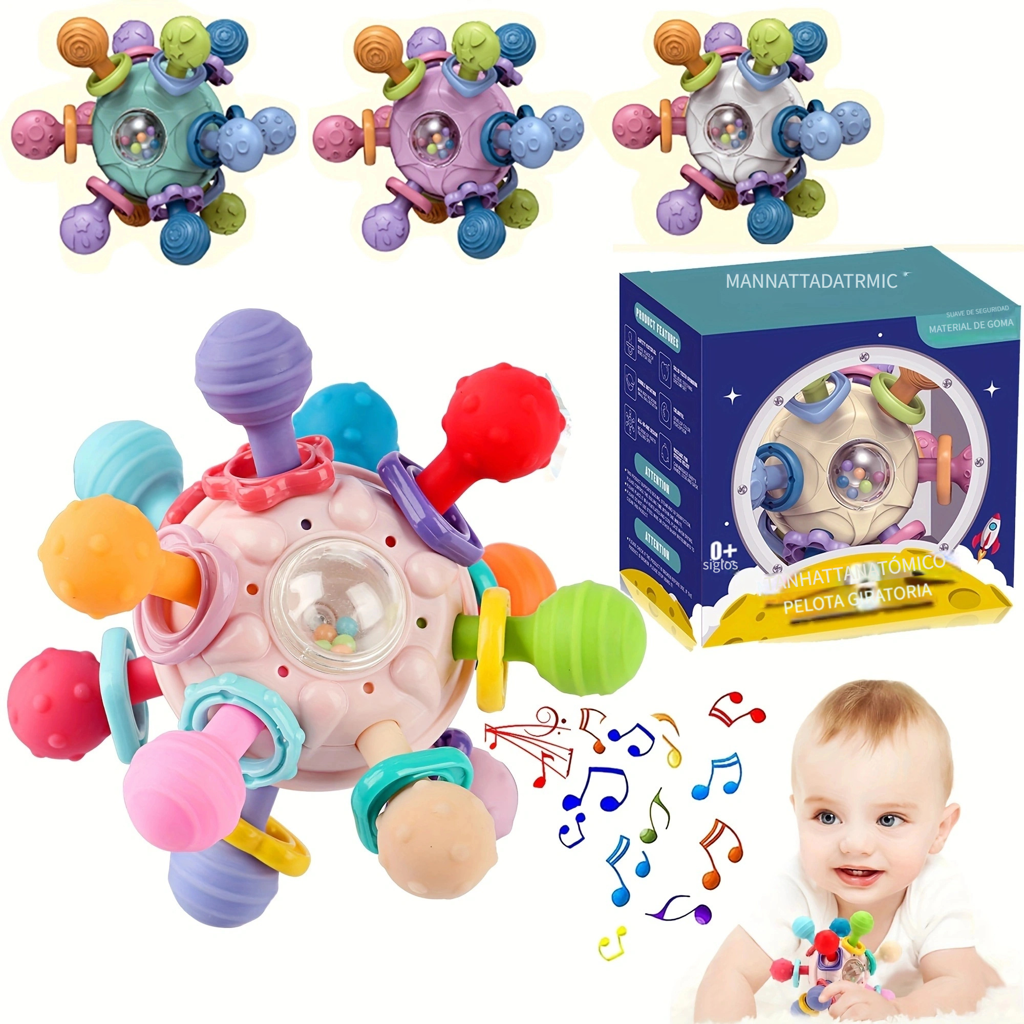  Libros para bebés de 0 a 6 meses, juguetes arrugados, juguetes  para bebés de 0 a 3 meses para regalo de ducha de niño/niña, para recién  nacido, sensorial, Montessori, alto contraste