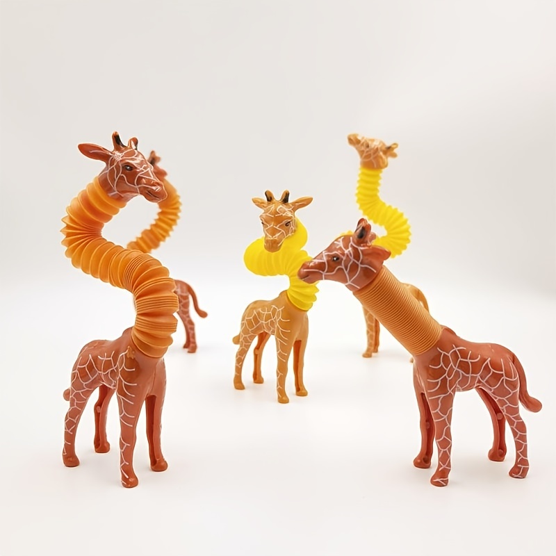 Acheter Luminous Suction Cup Giraffe Toy Stretchable Tube Kawaii Children  Educative Toys Cartoon Educational Learning Stress Relief Toys