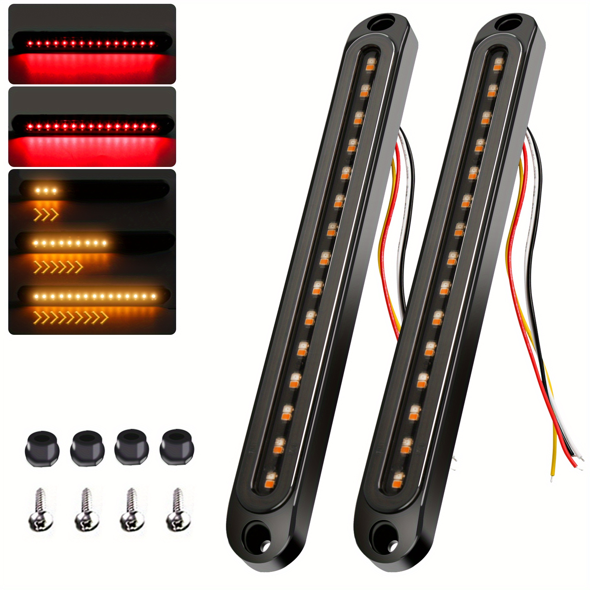 2pcs Luces Paso Activadas Movimiento Rv Tira Luz Led Sensor - Temu