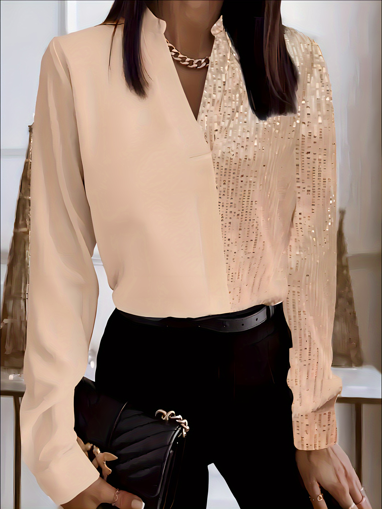 Elegant blouses best sale for evening wear