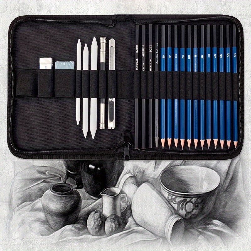 WRKEY Kit Dibujo Completo 96 Piezas - Principiantes o