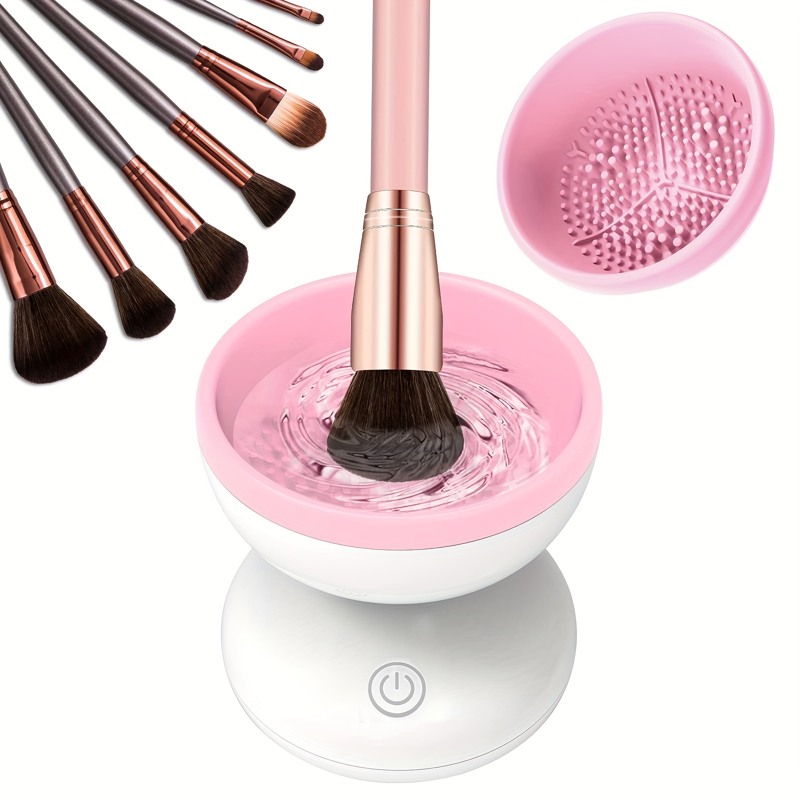 Electric Makeup Brush Cleaner Automatic Make Up Brush Cleaner Machine  Cosmetic Brush Cleaner And Dryer Beauty Makeup Tools - AliExpress