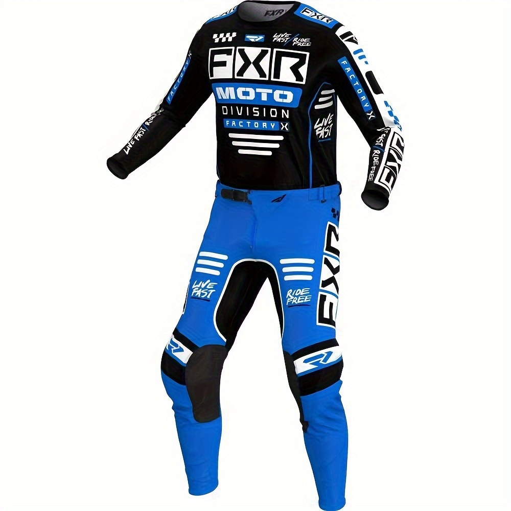FXR 2023 REVO COMP TEQUILA SUNRISE Moto Gear Set Dirt Bike Ropa Off Road  Para Motocross Jersey Set Ropa De Motocicleta Transpirable MX Combo