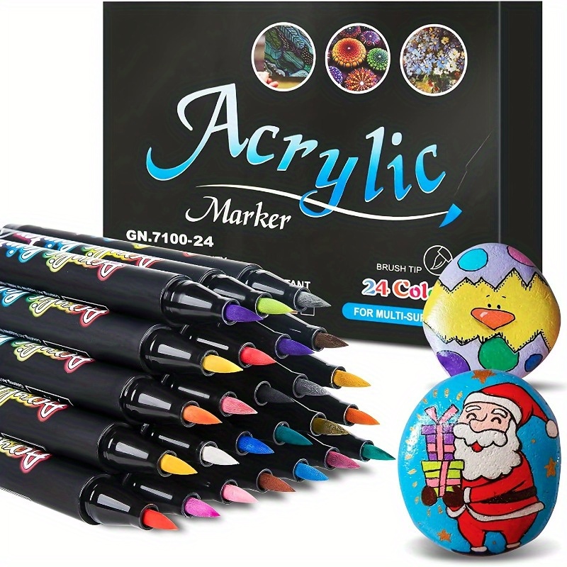 1PC White Marker Oily Waterproof Non-fading Metal Glass Graffiti Marker  Quick Dry Marker 15*1.2CM / 5.90*0.47inch