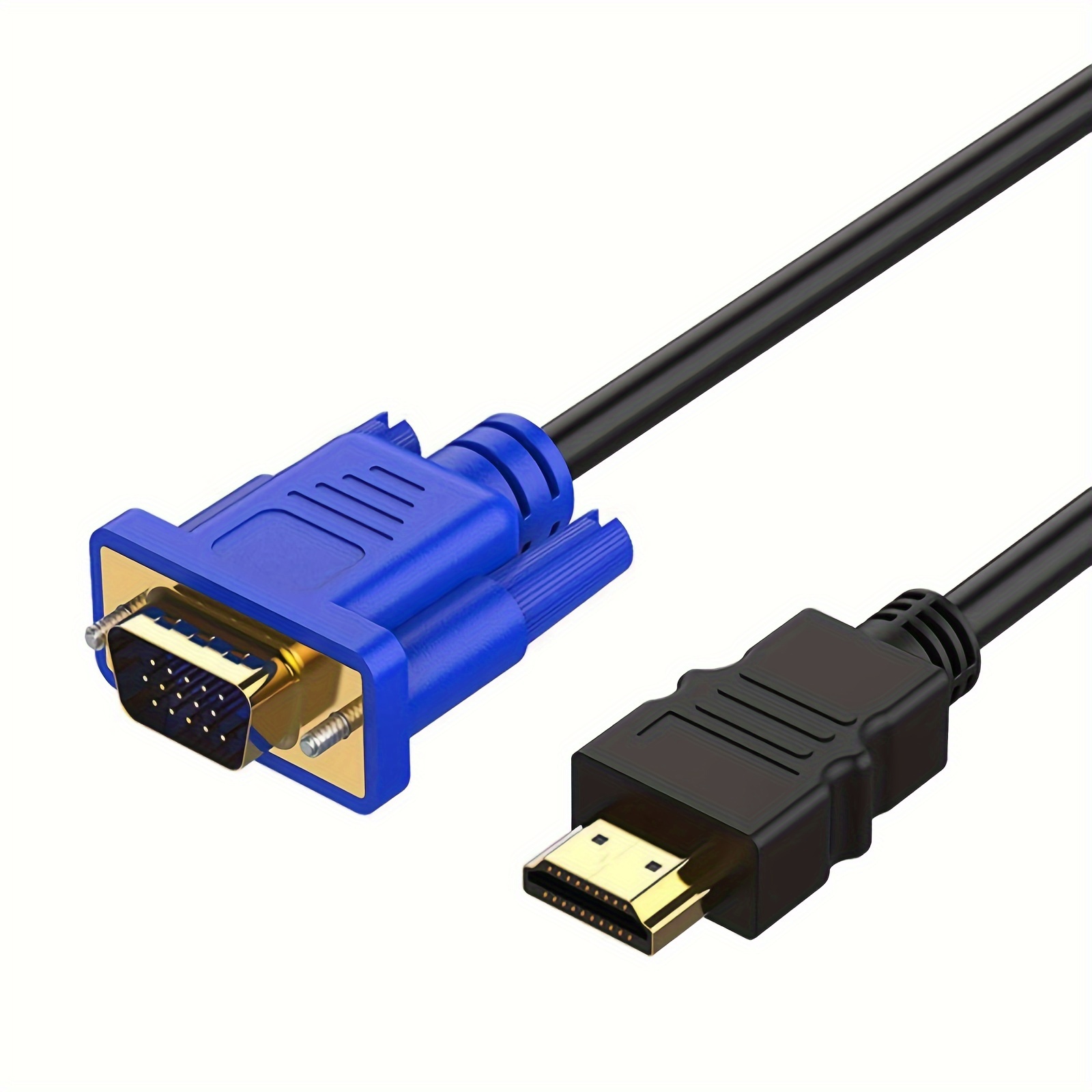 Adaptador VGA a HDMI, VGA a HDMI, convertidor de cable digital HD 1080 p  línea de audio de vídeo señal analógica para PC portátil Xbox PS4 PS3 TV  STB