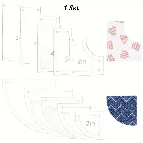 Acrylic Free Motion Quilting Essential Template Sewing - Temu