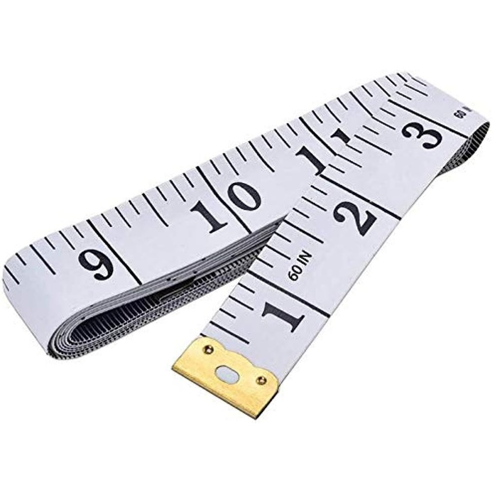 1pc Mini Soft Measuring Tape Retractable Sewing Fabric Clothes Ruler Tailor  Waist Body Measuring Tape(Random Color)