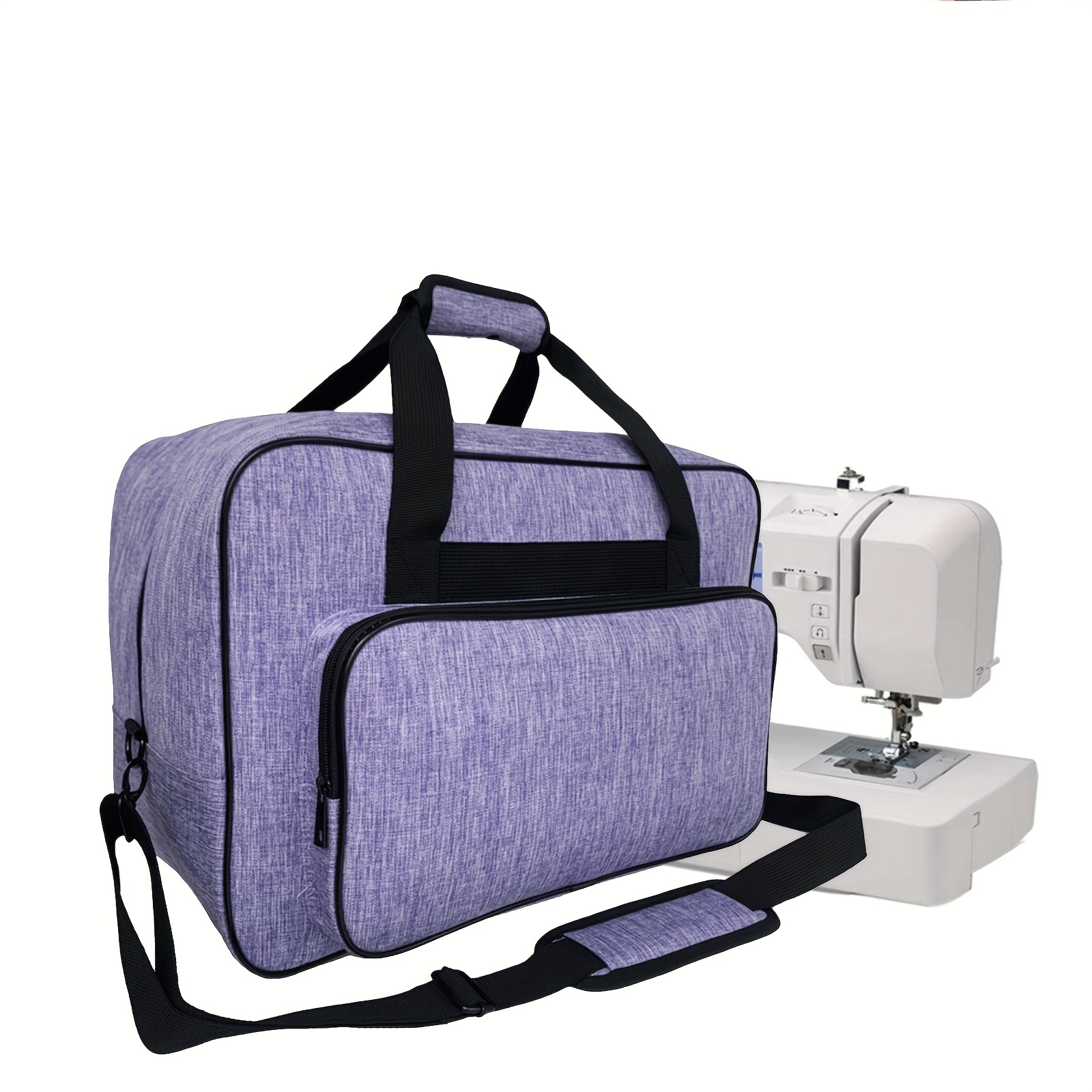 Purple Polka Dot Sewing Machine Bag