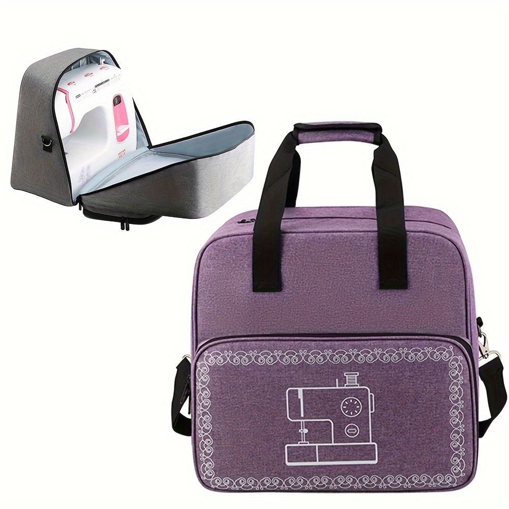 HOMEST Sewing Machine Carrying Case, Universal Tote Bag with Shoulder Strap